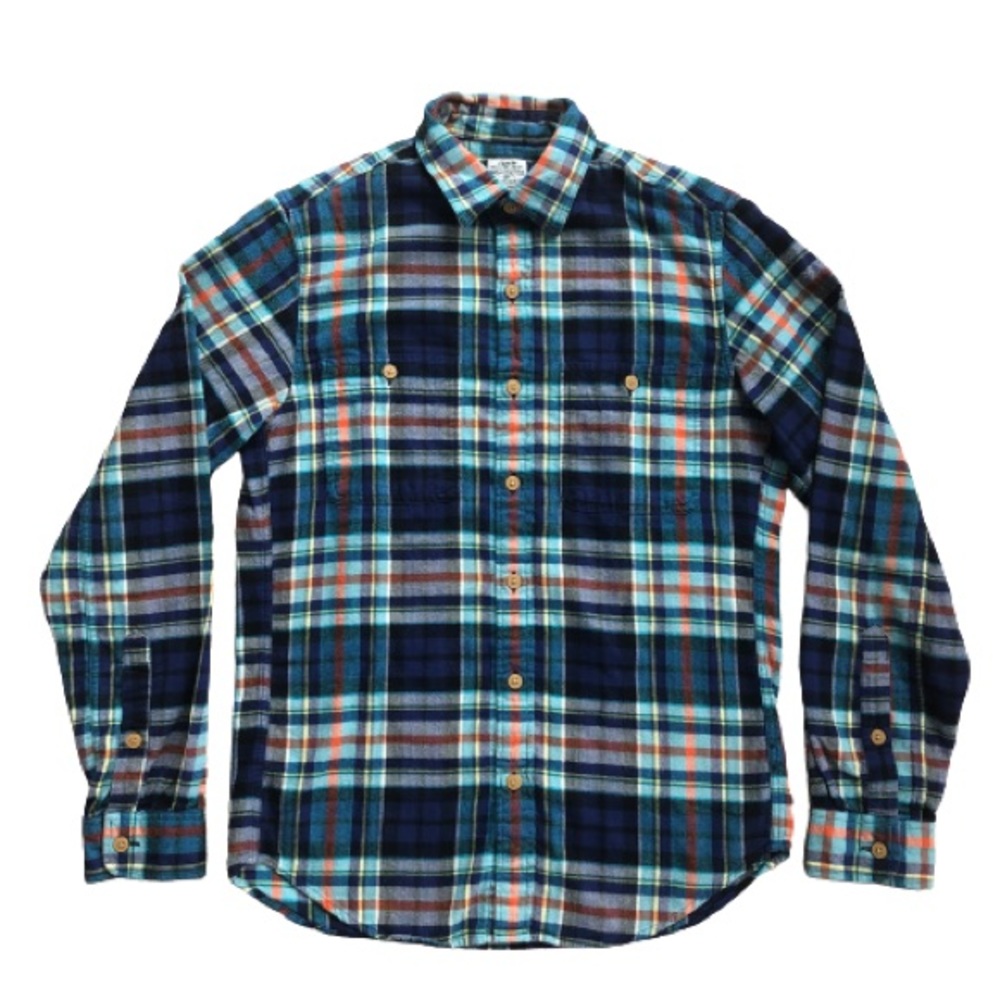 ⭐️J. Crew⭐️Casual Plaid Flannel Shirt Cotton Button Down Long Sleeve Preppy Top